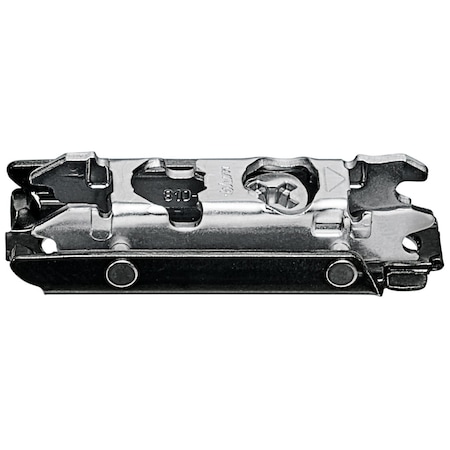 Blum 0mm Onyx Black Screw-on Cam Adjustable In Line Baseplate for Cliptop Hinges 175H3100